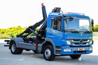 MERCEDES 1218 NOVÝ HÁKOVÝ NOSIČ KONTEJNERŮ HYDRAULICKÁ RUKA - 3