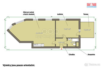 Pronájem bytu 2+kk, 81 m², Plzeň, ul. Železniční - 3