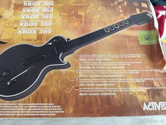 Xbox 360 Guitar Hero Les Paul Gibson Kytara - 3