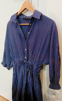 👗 ZARA šaty XS – modré s proužky – jako nové – 449 Kč - 3