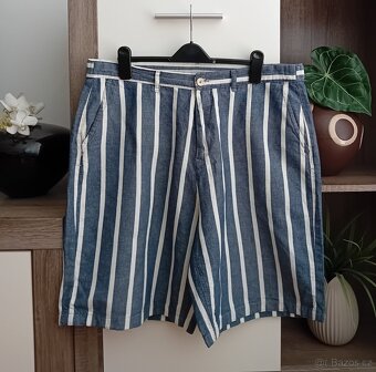 Zara pánské šortky vel. L/XL bavlna + len - 3