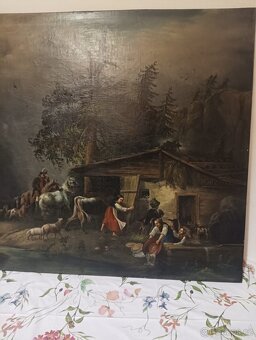 Obraz ,Biedermeier ,F.Gauermann? - 3