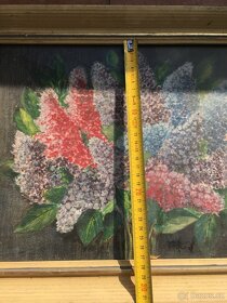 Starý Obraz, šeříky, zasklený, - 3