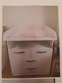 Komoda s přebalovacím pultem - 3