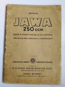 Jawa 250, 350 pérák návod, katalog, příručka - 3