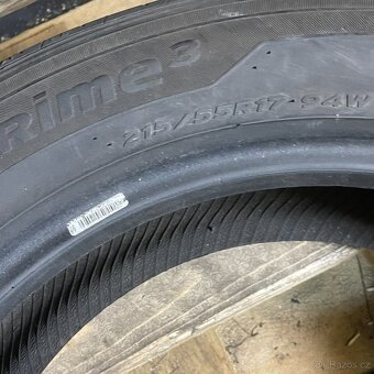 Letní pneu 215/55 R17 94W Hankook 4,5mm a 6,5mm - 3