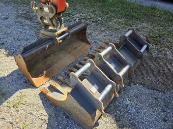 3,5 tuny@minibagr kubota U 36-4@889mth+3x lžíce - 3
