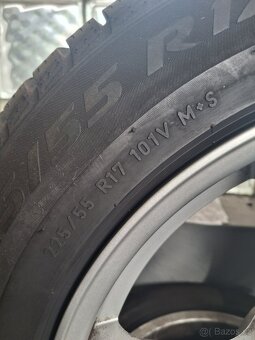 Alu kola Dezent, 225/55 R17, zimní pneu - 3