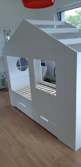 Dřevěná dětská postel domeček - Woood Huisie - 3