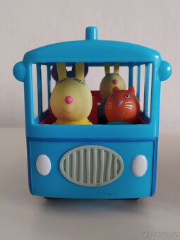 Peppa pig - zvukové autíčko, autobus, figurky - 3