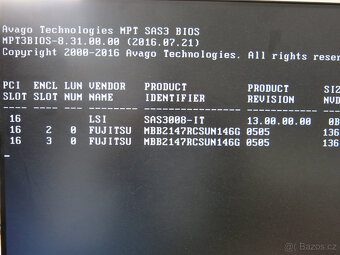 prodám pevné disky Fujitsu 146G SUN SAS 10K rpm 2.5" - 3