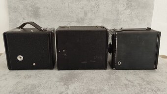 3ks staré historické fotoaparáty do sbírky, dekorace - 3