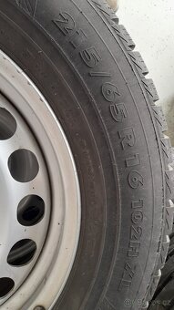 zimní pneu vč. plech. disků 215/65 R16 102H XL - 3