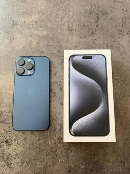 Apple iPhone 15 Pro Max 256 GB Blue Titanium - 3