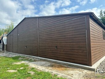 Plechová garáž 9x5m - 3