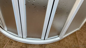 Sprchová zástěna čtvrtkruh 80 x 80 - 3