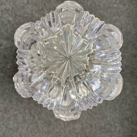 Broušená váza šestihranná (český křišťál) 20,5 cm - 3