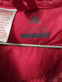 Adidas zimní bunda růžová vel.128 levně - 3