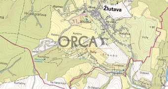 Prodej pozemku Žlutava, 1640 m2 - 3