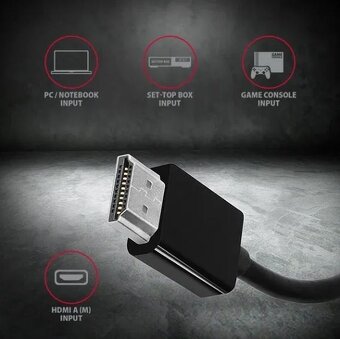 AXAGON RVH-VGN, HDMI - VGA adapter, FullHD, 1920x1200 - 3