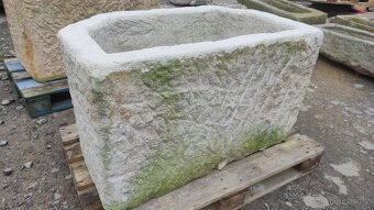 Kaménka, kamenná stírka, koryto, žlab, 102x60x60cm - 3