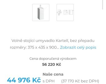 Luxusní set Laufen Kartell umyvadlo + baterie - 3