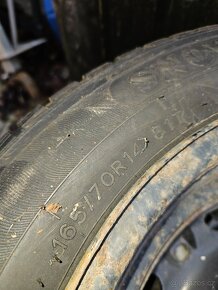 Zimni pneu 165 70 14 Fabie I, VW ,Seat - 3