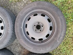 4x zimní kola plech 5x110, 195/65 R15 - 3