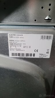 Elektrický sporák se sklokeramickou deskou Amica - 3