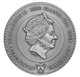 VENUŠA planéty a bohovia 3 oz Kamerun 2021 - 3