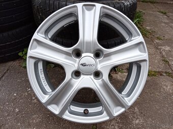 Alu kola BROCK 15ky 4x100 RENAULT VW OPEL ŠKODA - dobírka - 3