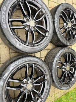 4x litá kola 5x100 R16, letní pneu 70% - 3