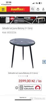 Nábytek na balkon nebo do zahrady - 3