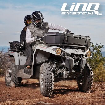 Can Am Outlander-Přední/zadní plastový box LinQ 45 L - 3