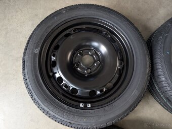 Nepoužitá kompletní kola (disky 5x100+letní pneu 195/55/R15) - 3