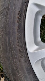 Alu kola originál Jeep Renegade zimní pneu 215/60 r17 - 3