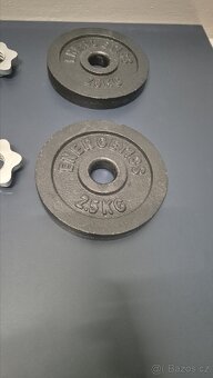 Jednoruční nakládací činka 5-10kg - 3