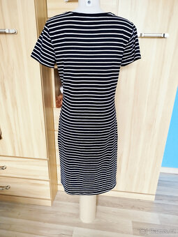 černobílé pruhované šaty, zn.Basic - 3