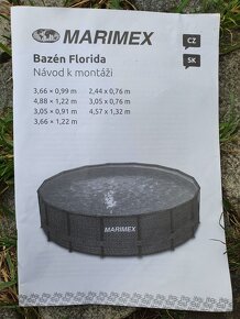 Bazén Marimex Florida 3,66 x 0,99 s příslušenstvím - 3