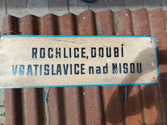 Staré plechové cedule 3 ks - 3