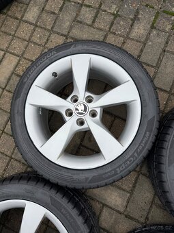 ORIGINÁL Alu Škoda DIONE 5x100, R16 - vč. pneu - 3