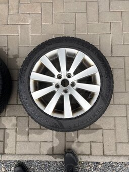 Sada kol s gumama VW original 5x112 - 3