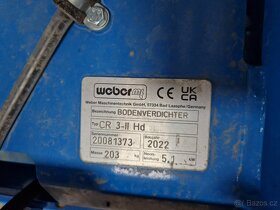 Vibračná doska Weber CR3Hd - 3