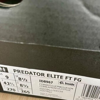 kopačky Adidas Predator Elite FT FG /42.5/ - 3
