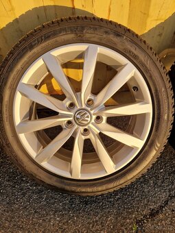 5x112 r17 kola disky vw golf 7 alu dijon zimni 205 50 17 - 3