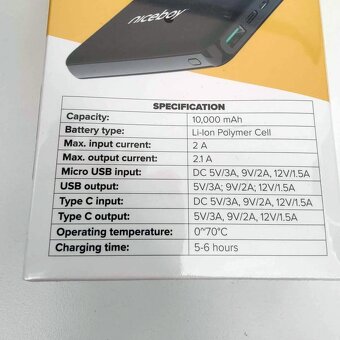 Powerbanka Niceboy 10.000 mAh - Nová - 3