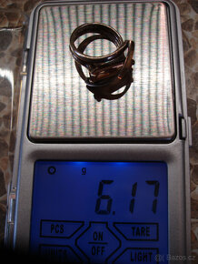 Luxusní prsten se zlatým Topazem - drahý kámen - PC 5390 Kč - 3