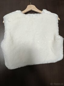 Dámské luxusní bílé bolerko – M/L? - 3
