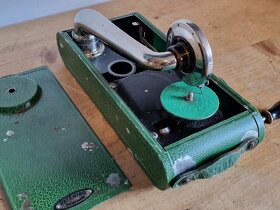 Vzácný starožitný cestovní gramofon Excelda Pocket, NO 55 - 3