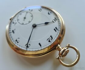 Pánské zlaté kapesní hodinky 14K - 3